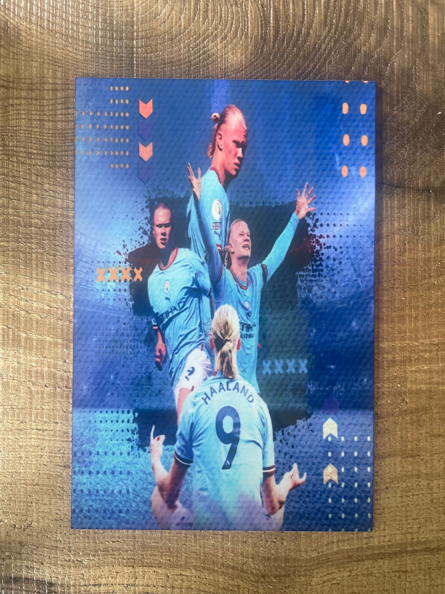 Small aluminium plaque