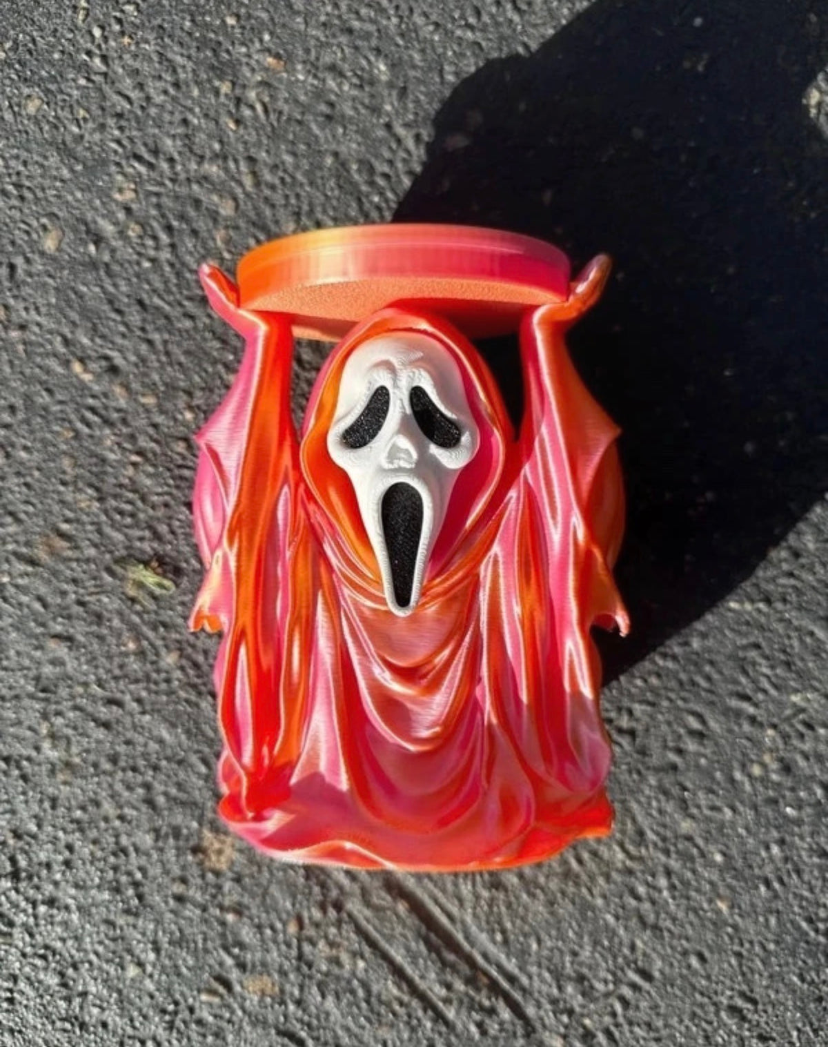 Ghost Face Candle Holder
