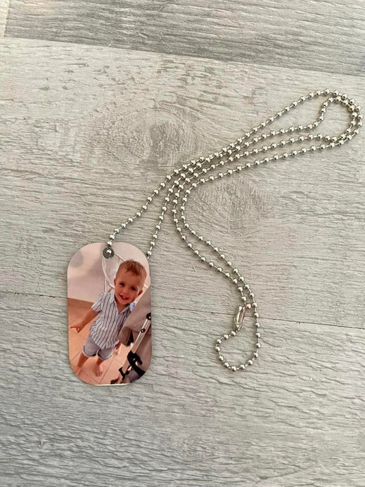 Dog tags with photo